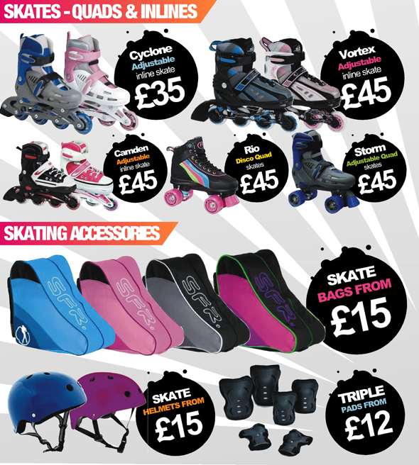 Skates and accessories at Simply Skate Arena